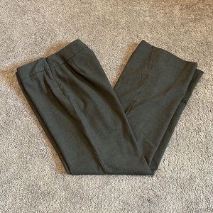 Talbots gray size 2 petite classic side zip dress pants